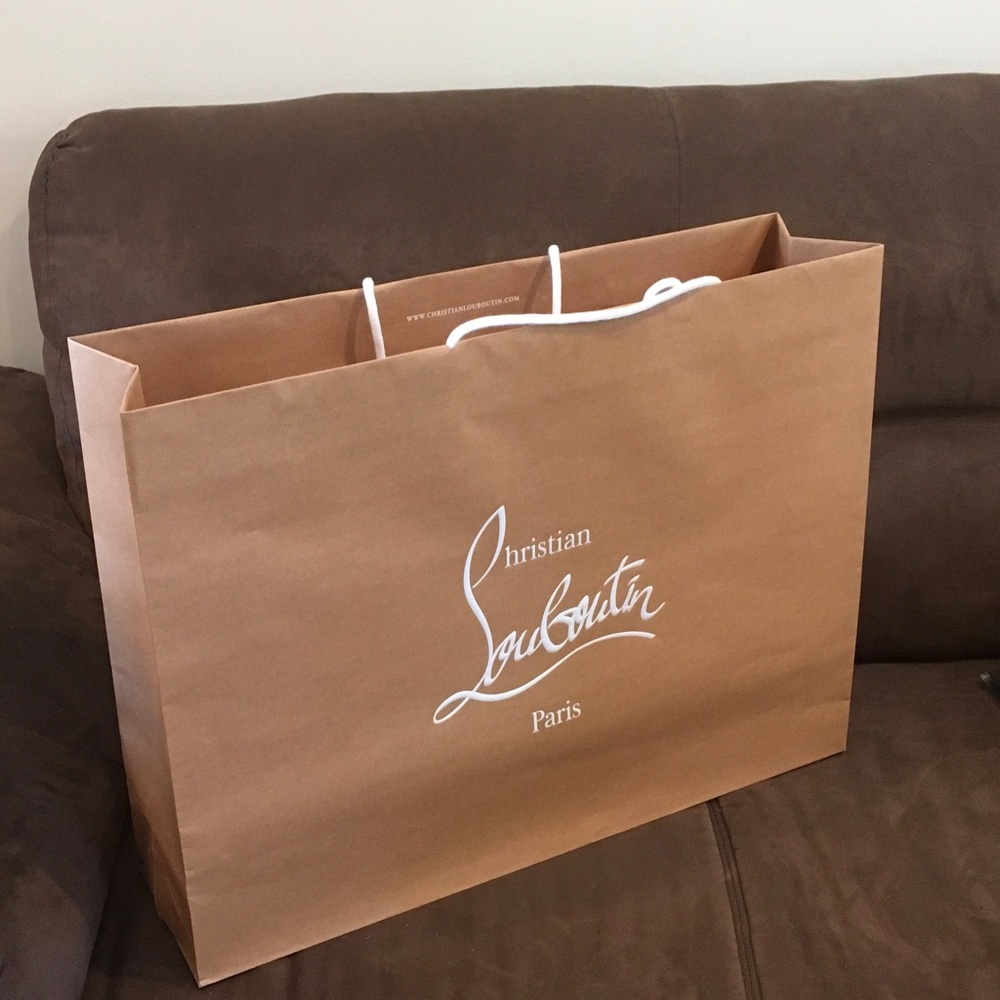 Large Christian Louboutin shopping bag